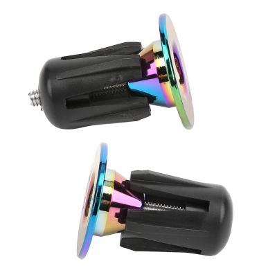Electroplated Bicycle Handlebar End Plugs, 22–24 mm