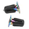Electroplated Bicycle Handlebar End Plugs, 22–24 mm view 1