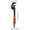 MAGICLULU Adjustable Pipe Wrench for Plumbing Tools, Compact and Wear-Resistant view 2