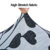 Printed Heart-Shaped Stretch Sofa Cover for 1-Seater Sofas view 3