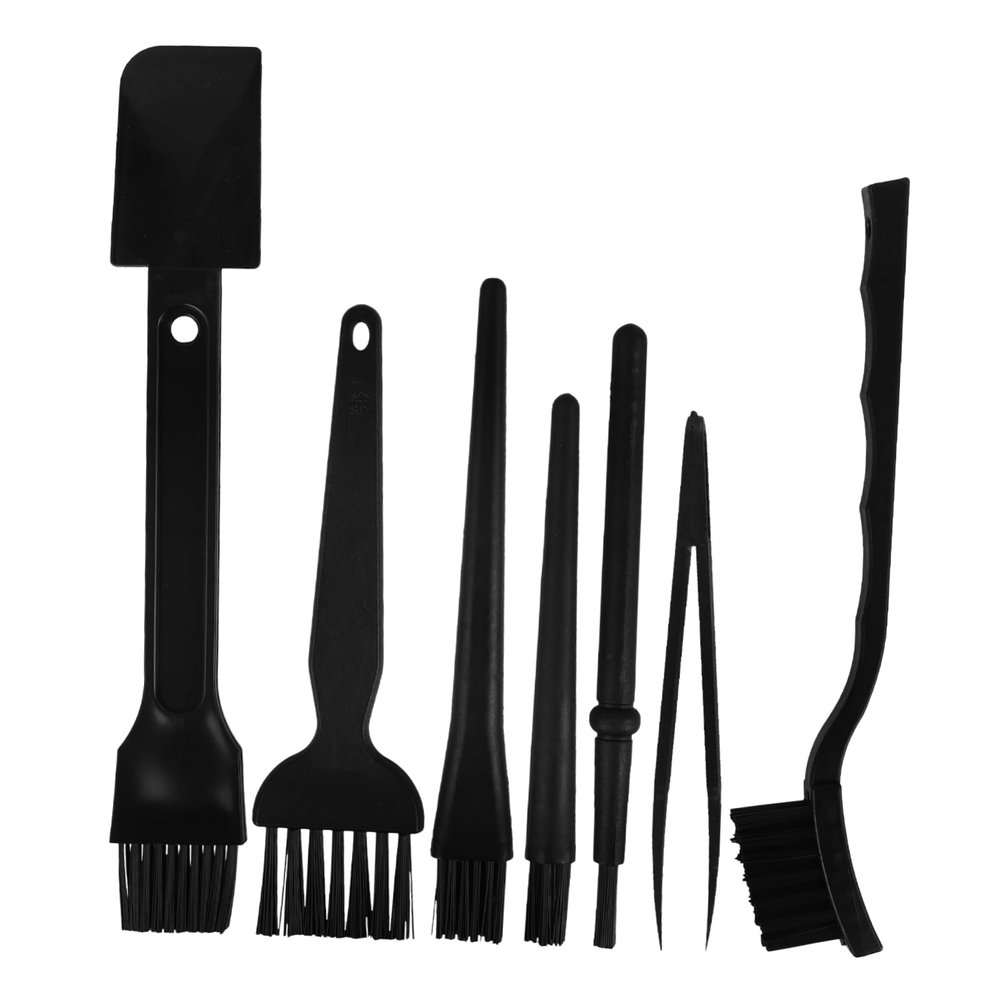 Veemoon 7-Piece Antistatic Brush Set for Cleaning Electronics, Keyboards, Computers, and Car Interiors
