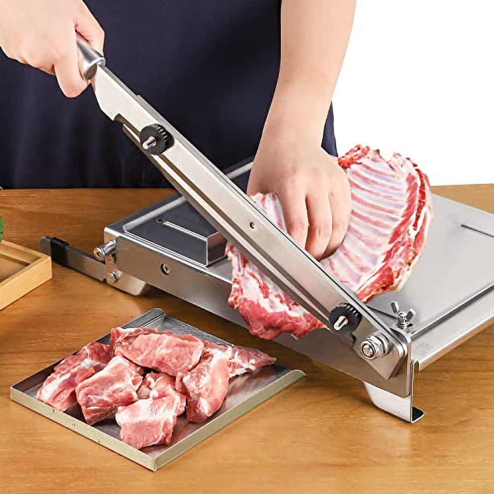 Meat and Bone Slicer, Commercial-Grade Stainless Steel