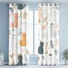 Kioldoq Cartoon Cat Blackout Curtains with Grommets, 175 x 140 cm, 2-Piece Set view 2