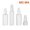 M3/M4 Hex Nylon Push-In PCB Standoff Spacer, 10 mm, M4, 50 pcs view 2