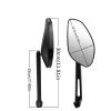 SYMWBD Motorcycle Rearview Mirror Set for Ducati Monster 600/696/749 and Scrambler 800 view 2
