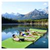 HEIDOUOZ Swim Mat, Floating Water Mat for Relaxing and Recreation, Beach, Lake and Pool (Green, 4 m x 1.5 m x 2.2 cm) view 3