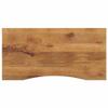 Curved Solid Rough Mango Wood Desktop, 110 x 50 x 2.5 cm view 1