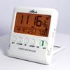 Atlanta Radio-Controlled Digital Travel Alarm Clock with LCD, Light, Snooze & Temperature - 1805/0 White view 2