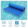 JIURUOZ Premium Floating Water Mat, Blue, 180 x 150 x 3.3 cm view 2
