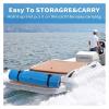 JIURUOZ Premium Floating Water Mat, Blue, 180 x 150 x 3.3 cm view 3