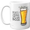 Funny Mug for Men and Women – “Secretly Wishing This Was Beer,” 325 ml view 1