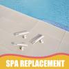 VINTORKY 20-Pack 6 cm White ABS Pool Connector Pins for Above-Ground Pools and Round Frames view 3