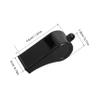 TOYANDONA Black ABS Referee Whistles with Lanyards, 2 pcs view 2