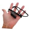 TOYANDONA Black ABS Referee Whistles with Lanyards, 2 pcs view 3