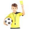 TOYANDONA Black ABS Referee Whistles with Lanyards, 2 pcs view 4