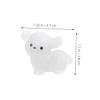 Toddmomy 12 Resin Puppy Figurines, Glow-in-the-Dark Miniatures for Decor view 2