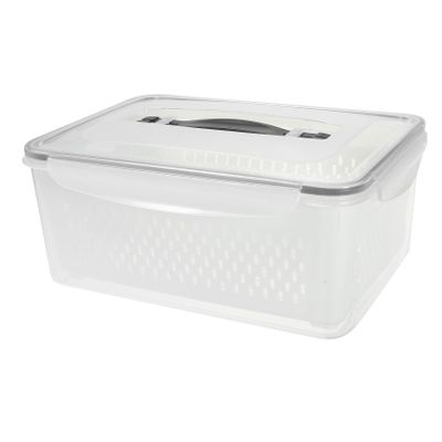 VALICLUD Refrigerator Fruit Container with Removable Drain Basket