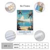 WGMDOEE Guadeloupe France Vintage Travel Poster, 20 x 30 cm, Canvas Wall Art view 2