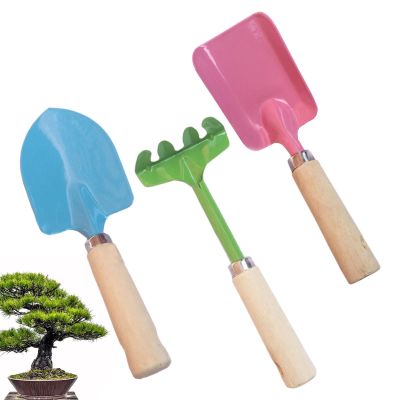 3-Piece Garden Tool Set, Outdoor Transplanting Kit, Bright Colors