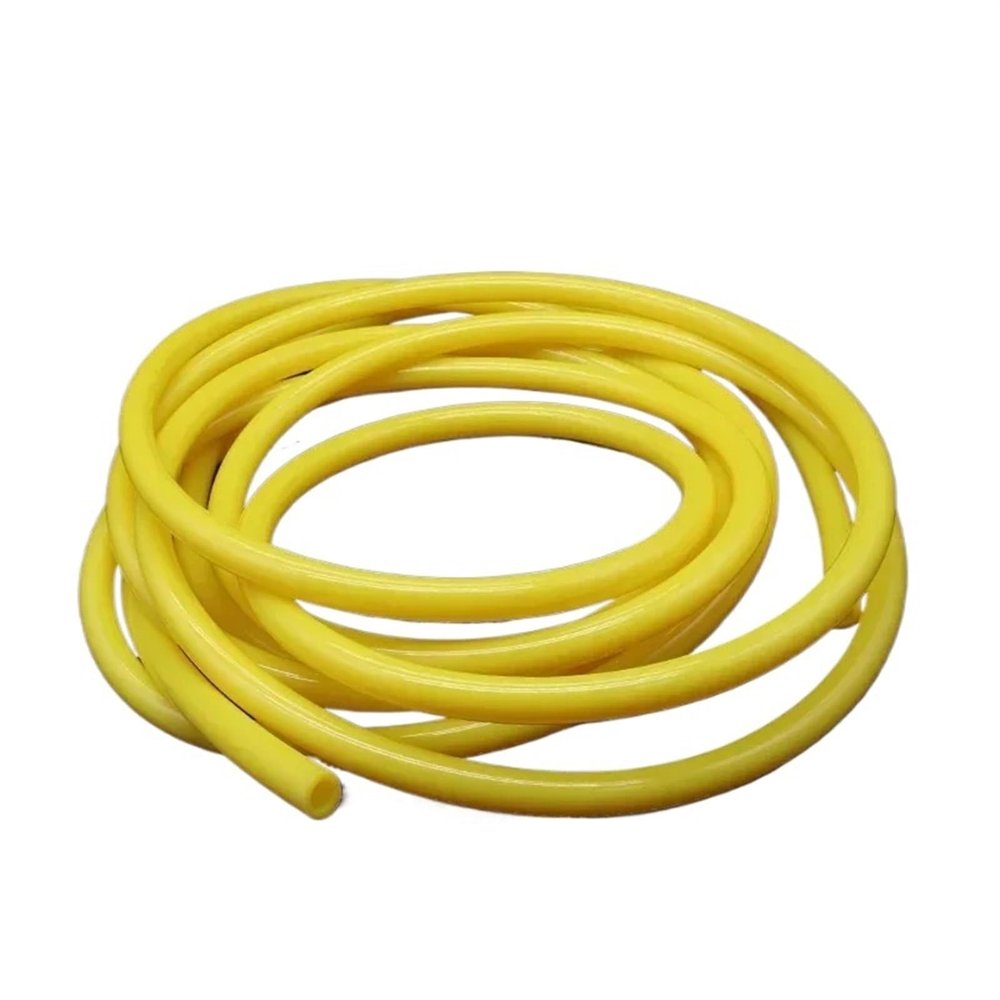 Flexible Yellow Silicone Tubing, 6 m, 4 mm ID × 6 mm OD