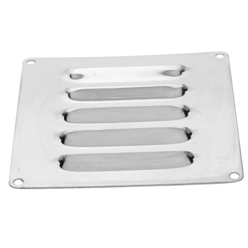ibasenice Stainless Steel Boat Vent Cover, 120 x 120 mm Square