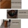 Suixtil Wooden Umbrella Stand, Natural Wood Grain, Indoor, for 7–8 Umbrellas, Yellow, 22 cm view 3