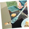 GLEAVI Heat-Resistant Grill Mats, 5 Pack, Nonstick Fiberglass and PTFE, Black view 4