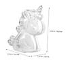 Lurrose 24-Piece Transparent Plastic Candy Boxes, Unicorn Shape view 2
