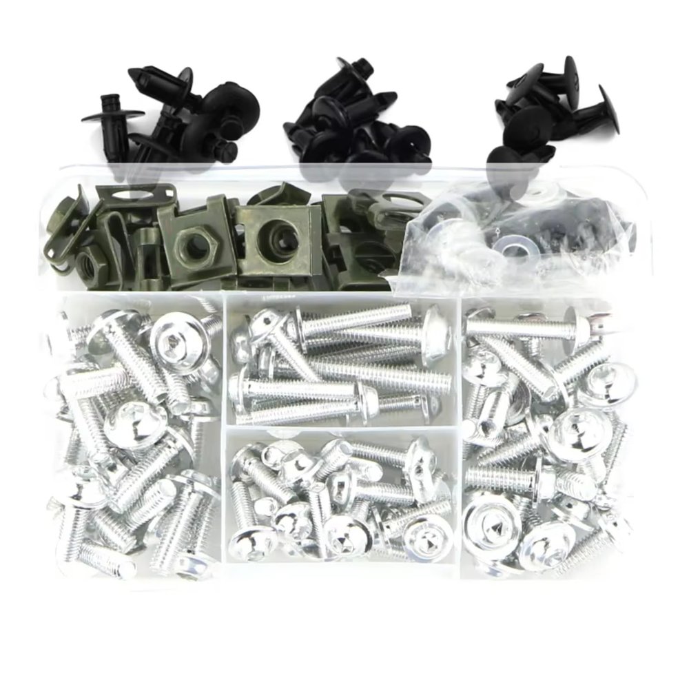 GTVRFLOKI Compatible with NC700X, NC750X and NC750 Motorcycle Fairing Screw Set, Silver