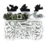 GTVRFLOKI Compatible with NC700X, NC750X and NC750 Motorcycle Fairing Screw Set, Silver view 1