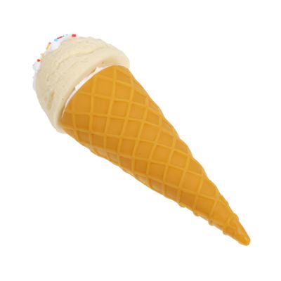 Lifelike PVC Ice Cream Cone Model for Photos and Decor