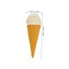 Lifelike PVC Ice Cream Cone Model for Photos and Decor view 2