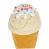 Lifelike PVC Ice Cream Cone Model for Photos and Decor view 3