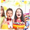 WRITWAA White Velvet Birthday Headband for Children view 3