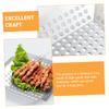 Square Stainless Steel Grill Pan, Portable for Outdoor Barbecues view 3