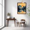 Paint by Numbers Kit for Adults, Mountain Landscape, Wrinkle-Free Canvas, DIY Acrylic Painting Kit for Beginners, 90 x 120 cm, 54N-1208 view 2