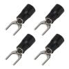 100-Piece Insulated U-Type Fork Crimp Terminals, 16–14 AWG view 1