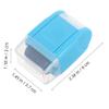 Blue Plastic Privacy Roller Stamp for Mail and Office view 2
