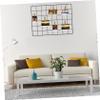 Gatuida Black Iron Photo Display Grid for Wall Mounting view 3