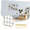 Gatuida Black Iron Photo Display Grid for Wall Mounting view 4