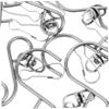 KOMBIUDA 360-Degree Rotating Stainless Steel Wind Chime Hooks, 10-Pack, Silver view 3