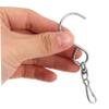 KOMBIUDA 360-Degree Rotating Stainless Steel Wind Chime Hooks, 10-Pack, Silver view 4
