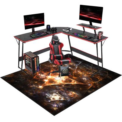 RxiBeFuw Office Chair Mat, 80 x 140 cm, Anti-Slip Floor Protector
