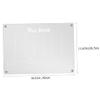 Homoyoyo Magnetic Wipe-Clean Acrylic Memo Board, Transparent Reusable Weekly Planner for Refrigerator view 2