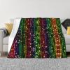 ESNAIUVCD Rainbow Flannel Blanket, Soft and Warm, All-Season, 101.6 x 76.2 cm to 203.2 x 152.4 cm view 2