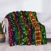 ESNAIUVCD Rainbow Flannel Blanket, Soft and Warm, All-Season, 101.6 x 76.2 cm to 203.2 x 152.4 cm view 4