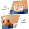 VALICLUD Glass Bowl with Lid, 700 ml, Double Handles view 2