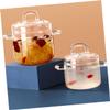 VALICLUD Glass Bowl with Lid, 700 ml, Double Handles view 4