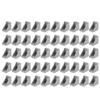 50-Piece Aluminum Extrusion Corner Brackets, 2-Hole Right-Angle L Connectors, for 2028 Profiles, 28 x 28 x 20 mm view 1