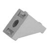 50-Piece Aluminum Extrusion Corner Brackets, 2-Hole Right-Angle L Connectors, for 2028 Profiles, 28 x 28 x 20 mm view 2